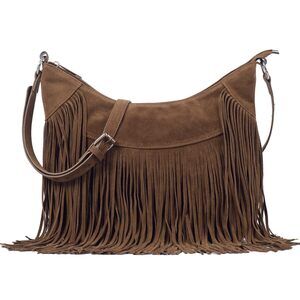 Boho Fringe Crossbody Bag Women Western Tassel Hobo